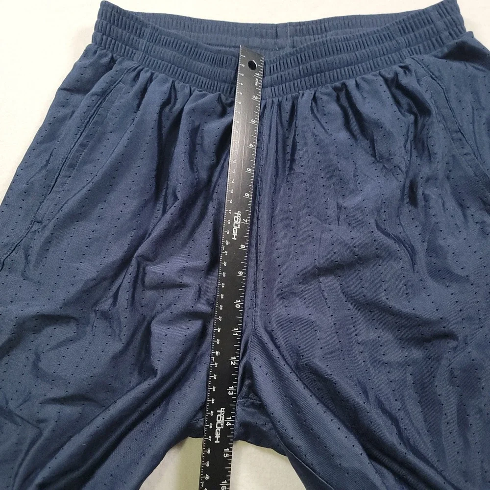 Jordan Georgetown Hoyas Basketball Shorts Mens Large Navy Blue Mesh Athletic Gym